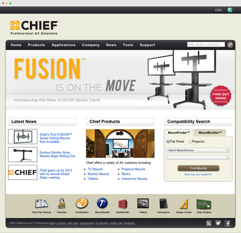 chief 2012 homepage