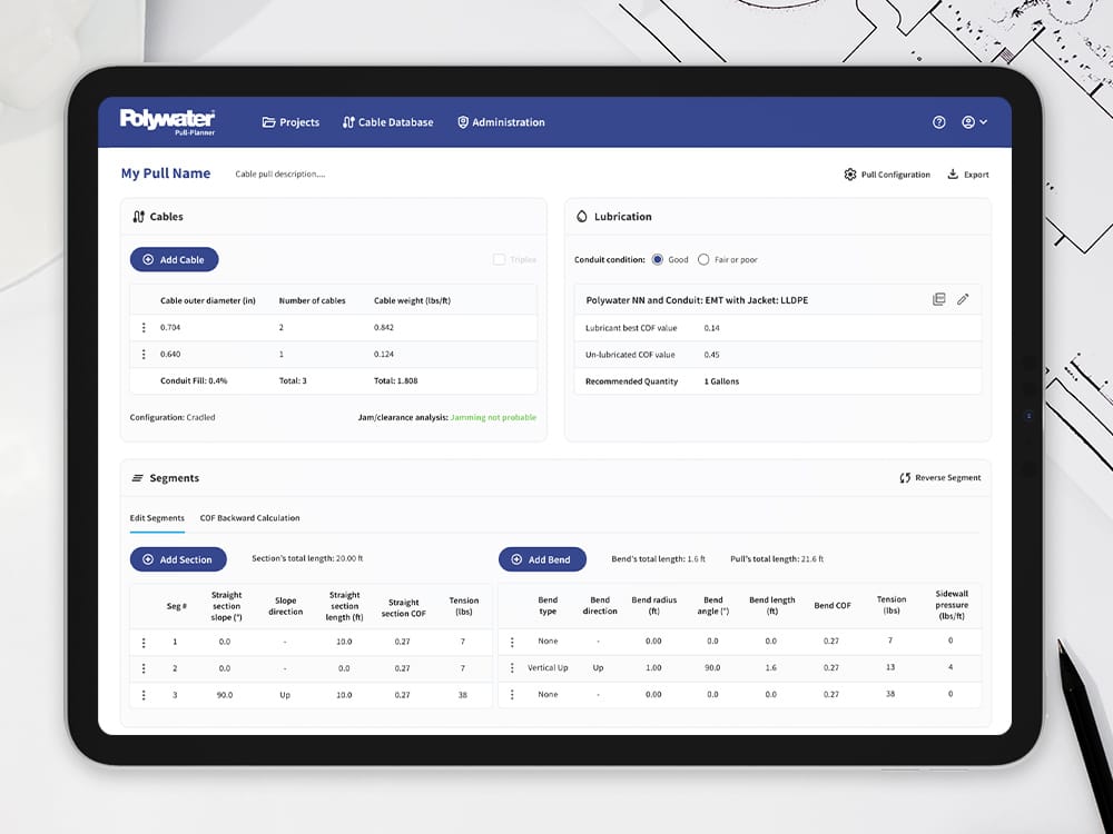 polywater pull planner